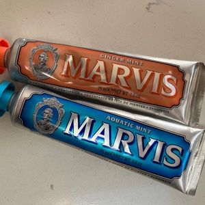 New Marvis Ginger Mint orange tube,new  ginger unboxed Italian toothpaste no box
